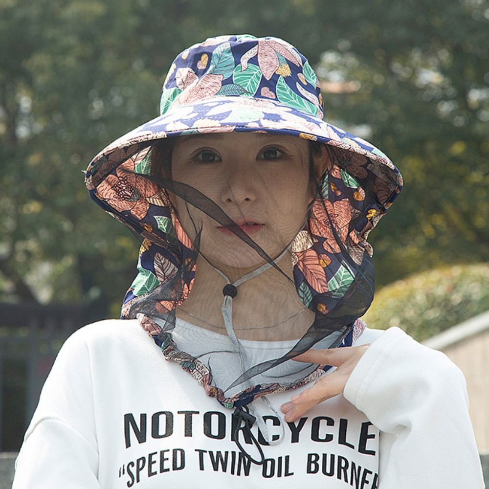 Printing Bee Mosquito Hat Sun  - Agriculture Farming Hats 评论和价格
