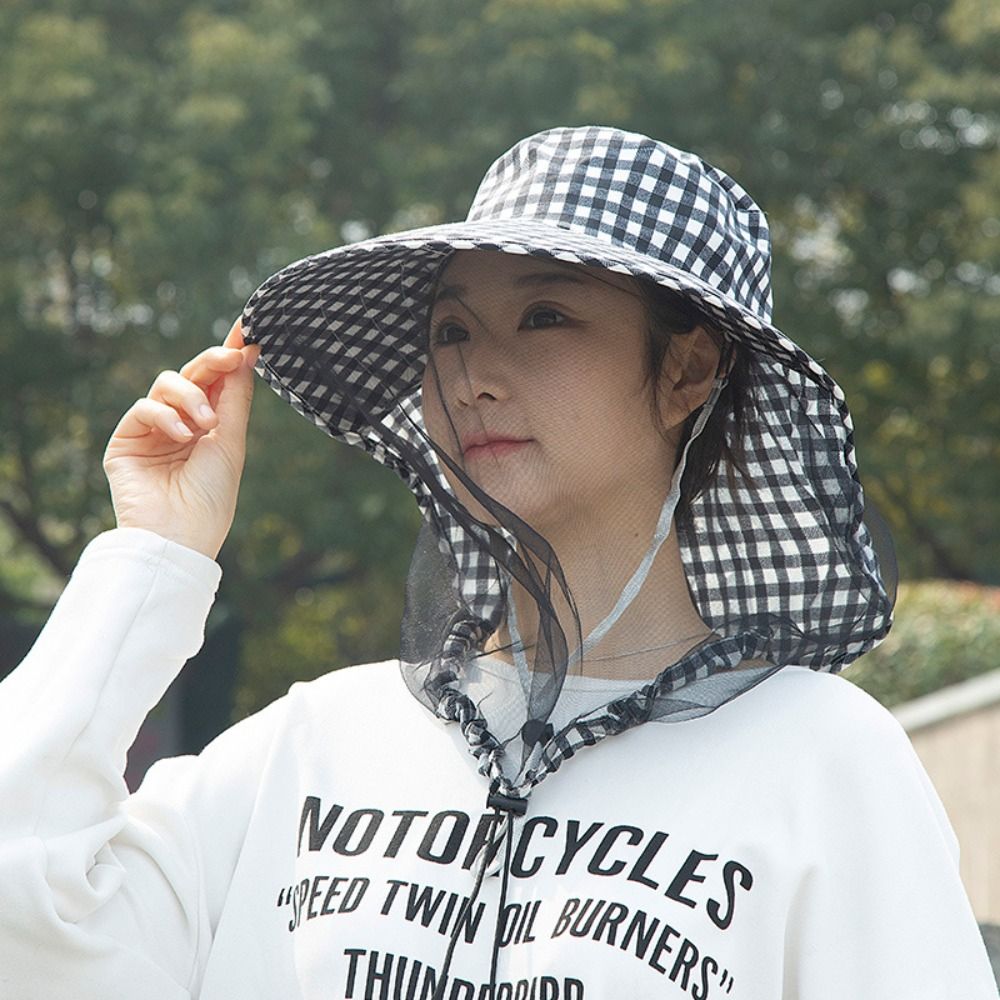 Printing Bee Mosquito Hat Sun  - Agriculture Farming Hats 评论和价格