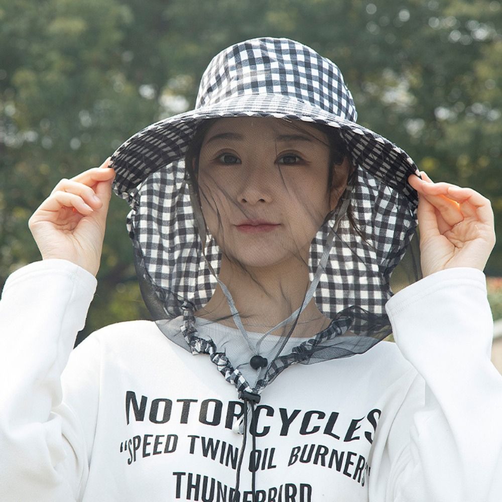 Printing Bee Mosquito Hat Sun  - Agriculture Farming Hats 评论和价格