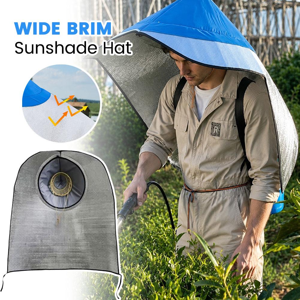 Outdoor Hooded Sun Hat Wide Br - Agriculture Farming Hats 评论和价格